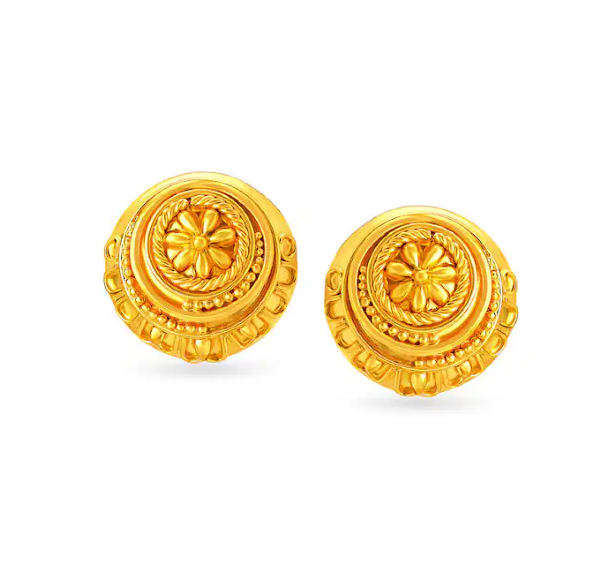 Glamorous Gold Pendant Set