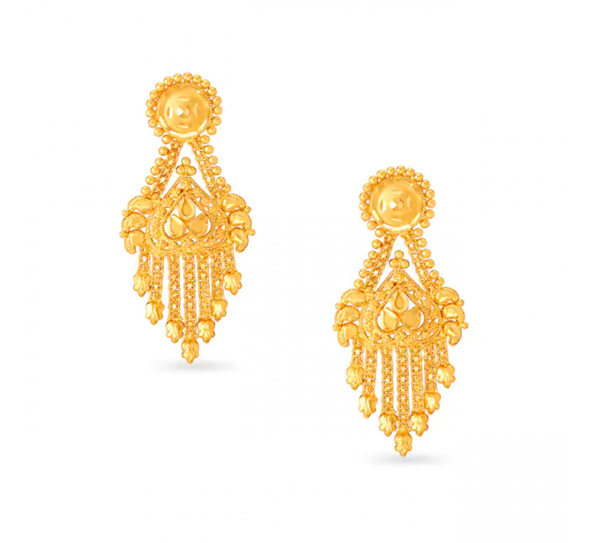Marie Heart Gold Necklace Set