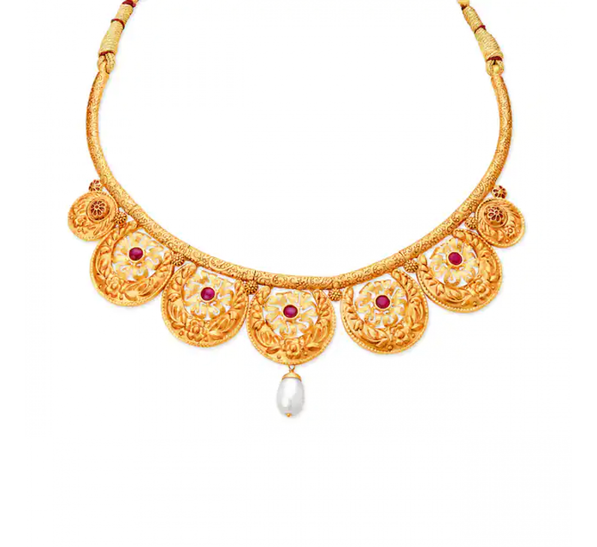 Aradhya Gold Necklace Set
