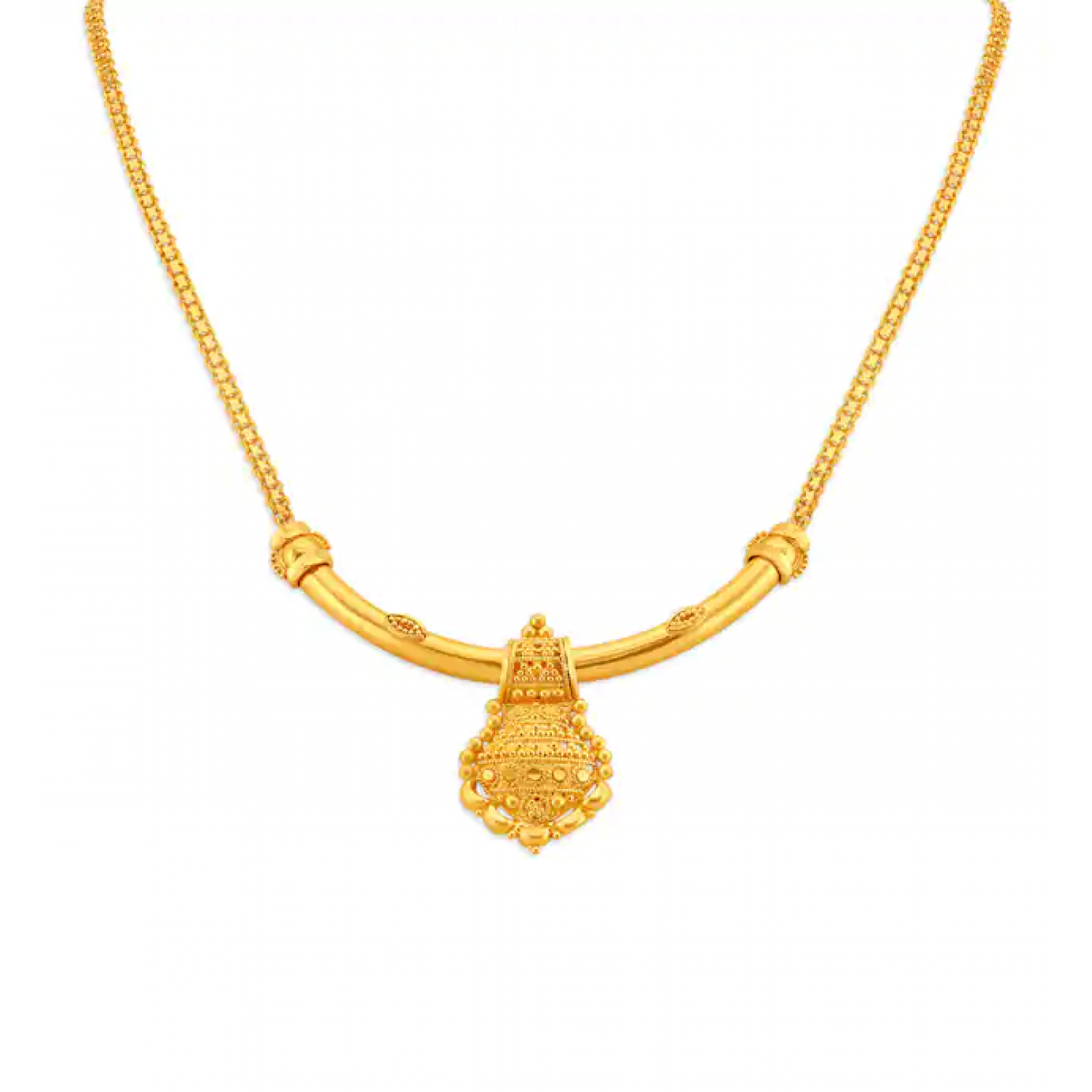 Charming Gold Necklace Set