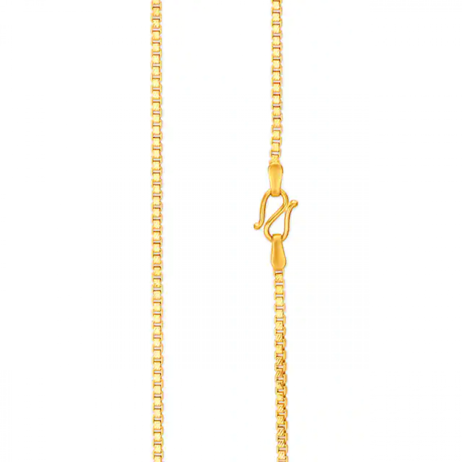 Subtle Fancy Gold Box Chain