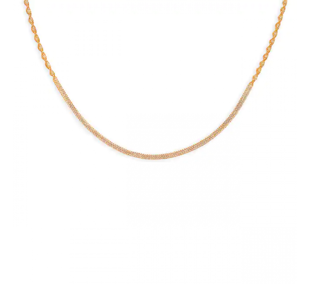 Elaborate Geometric Gold Chain