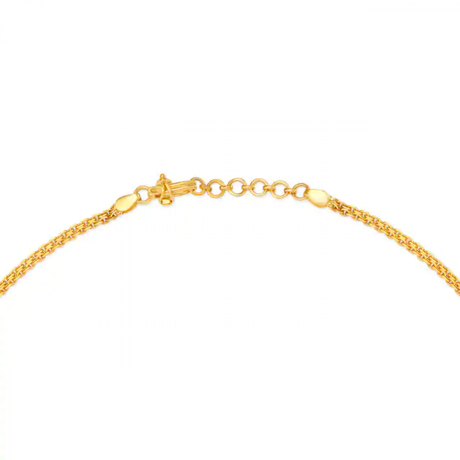 Ornate Gold And Polki Chain