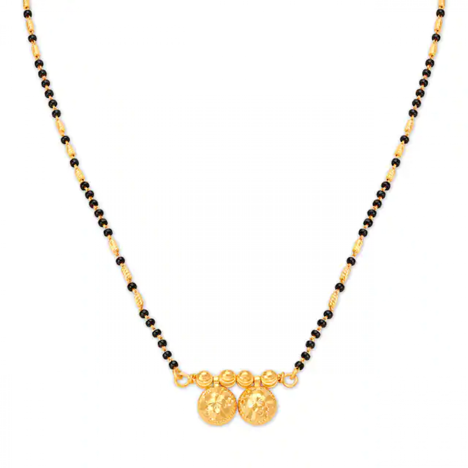 Fabian Carved Gold Mangalsutra