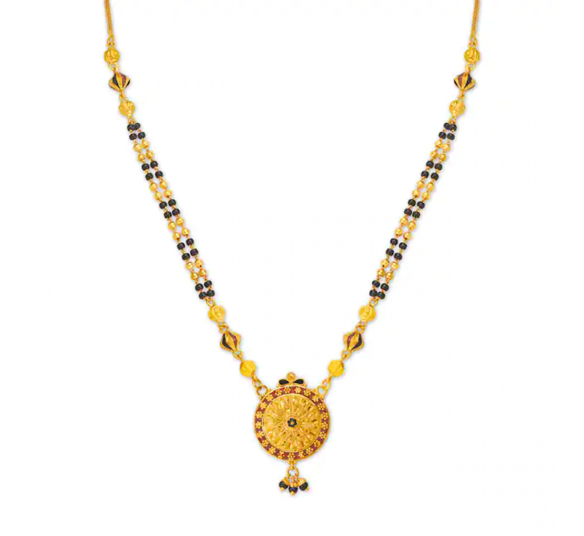 Oswald Floral Gold Mangalsutra