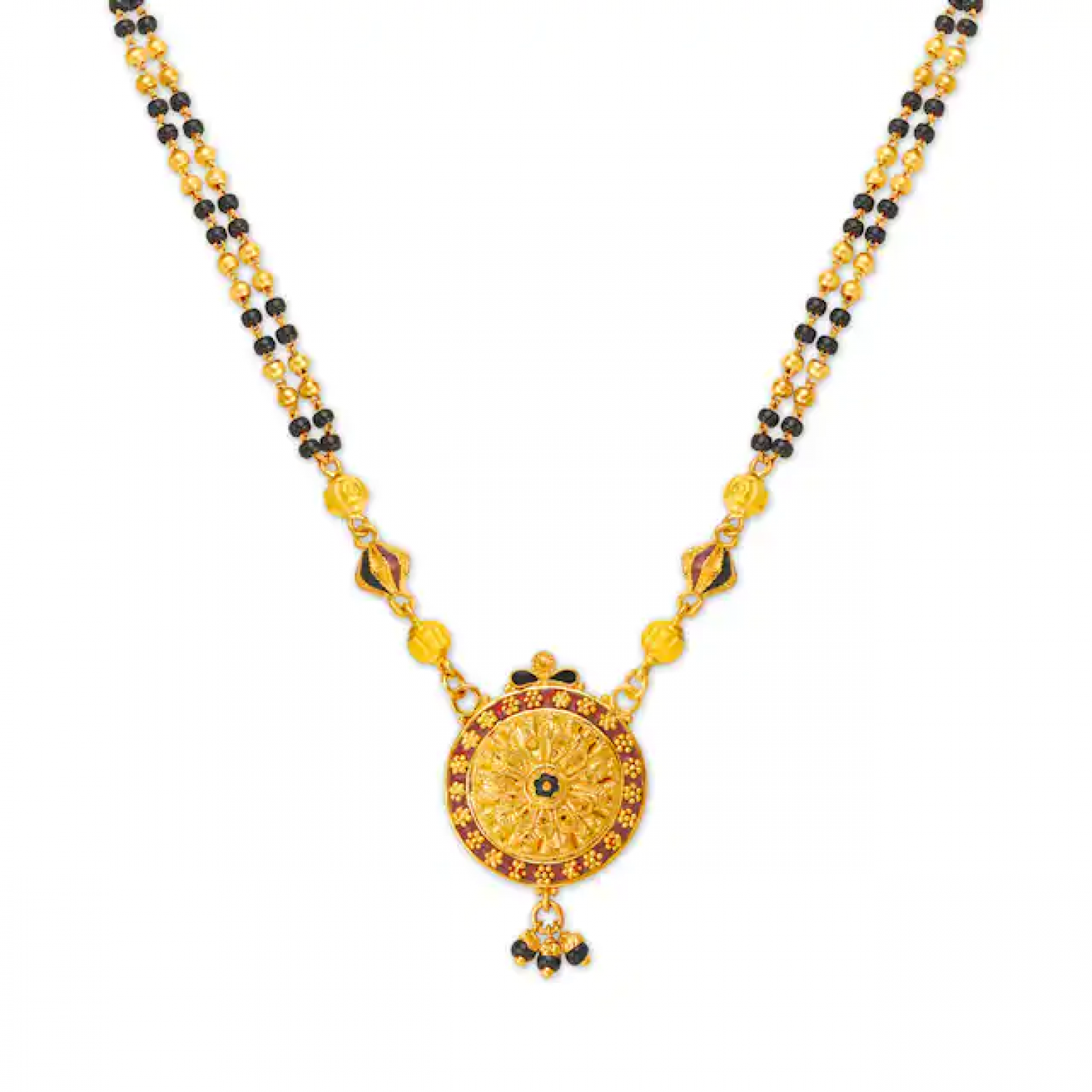 Oswald Floral Gold Mangalsutra