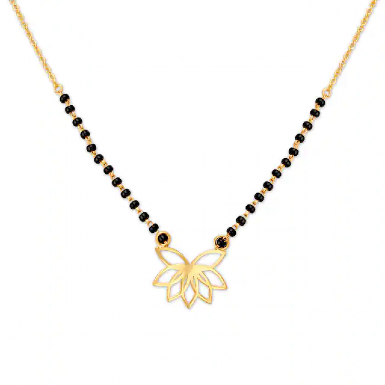 Edith Floral Gold Mangalsutra