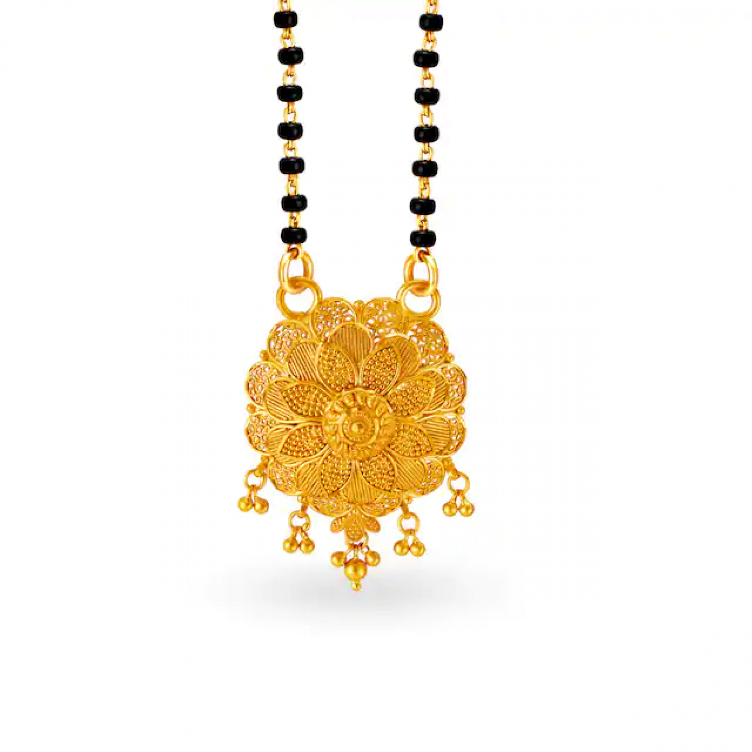 Leela Flower Gold Mangalsutra