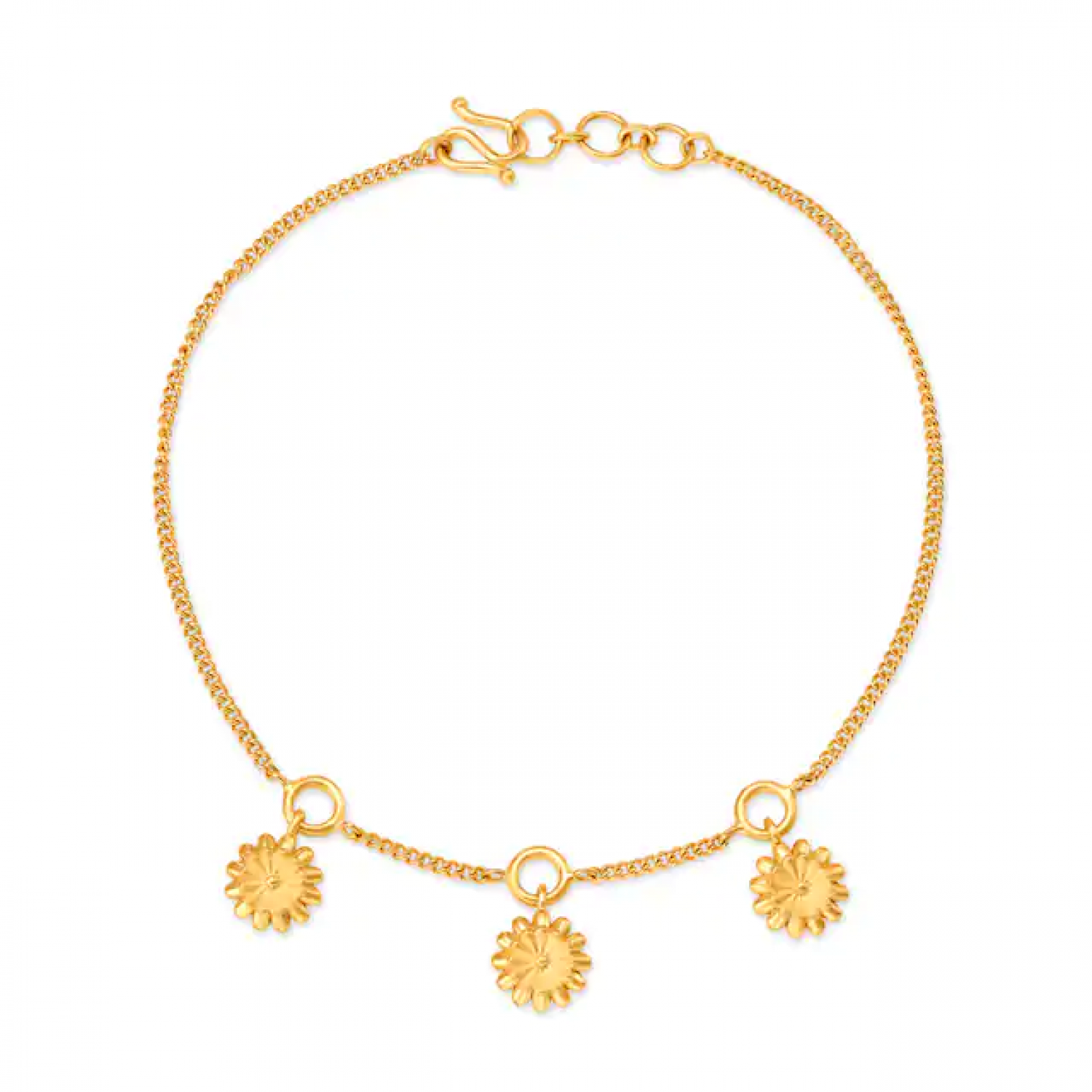 Lovely Gold Floral Bracelet