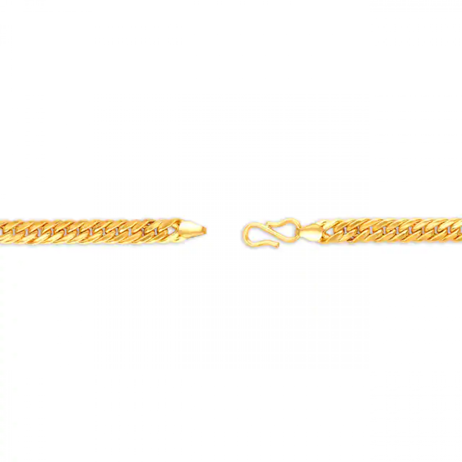 Om Engraved Gold Bracelet