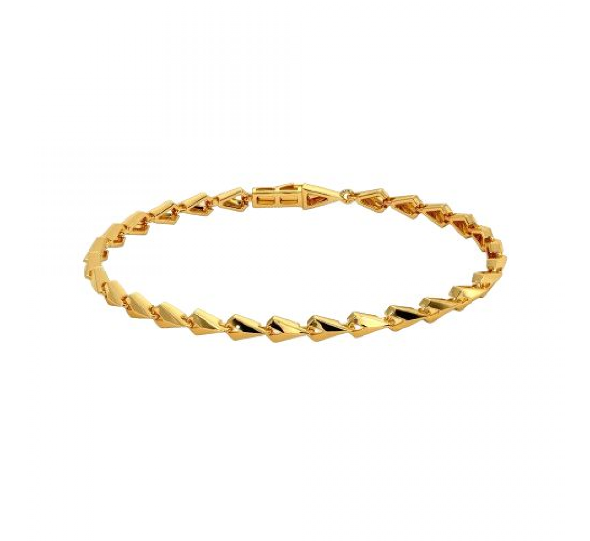 Noah Tennis Link Gold Bracelet