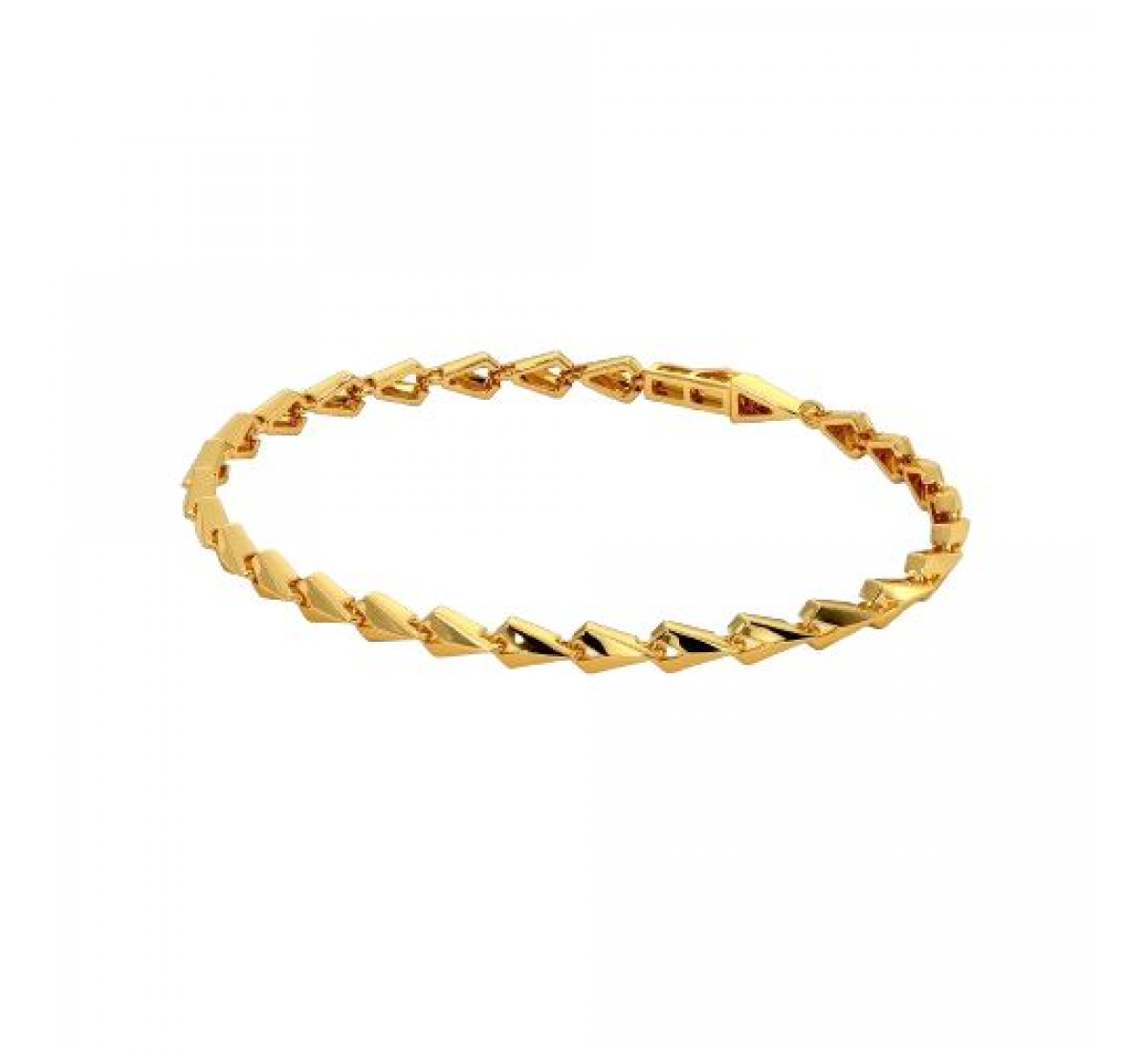 Noah Tennis Link Gold Bracelet
