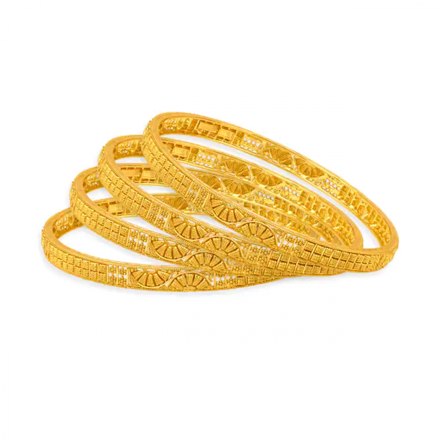 Minimal Gold Bangles
