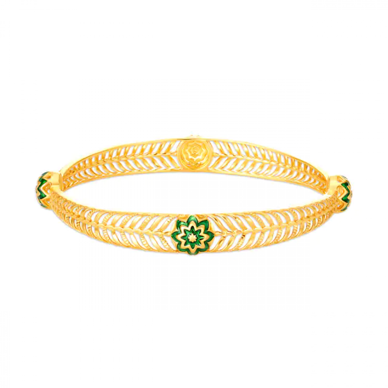 Jaliwork Zoey Gold Bangles