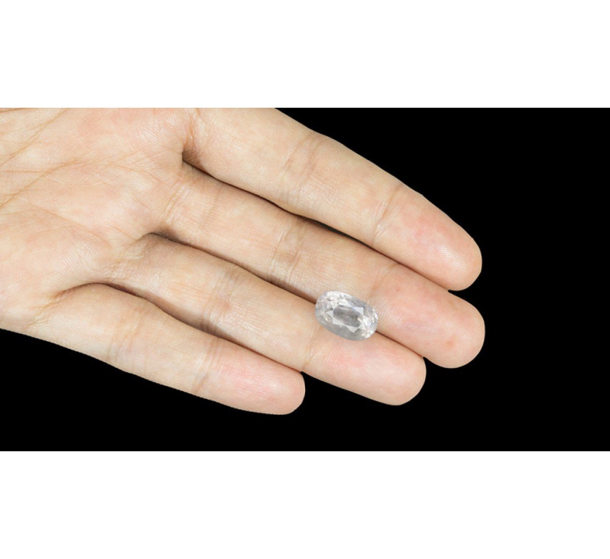 Natural White Sapphire 8.38 Carat