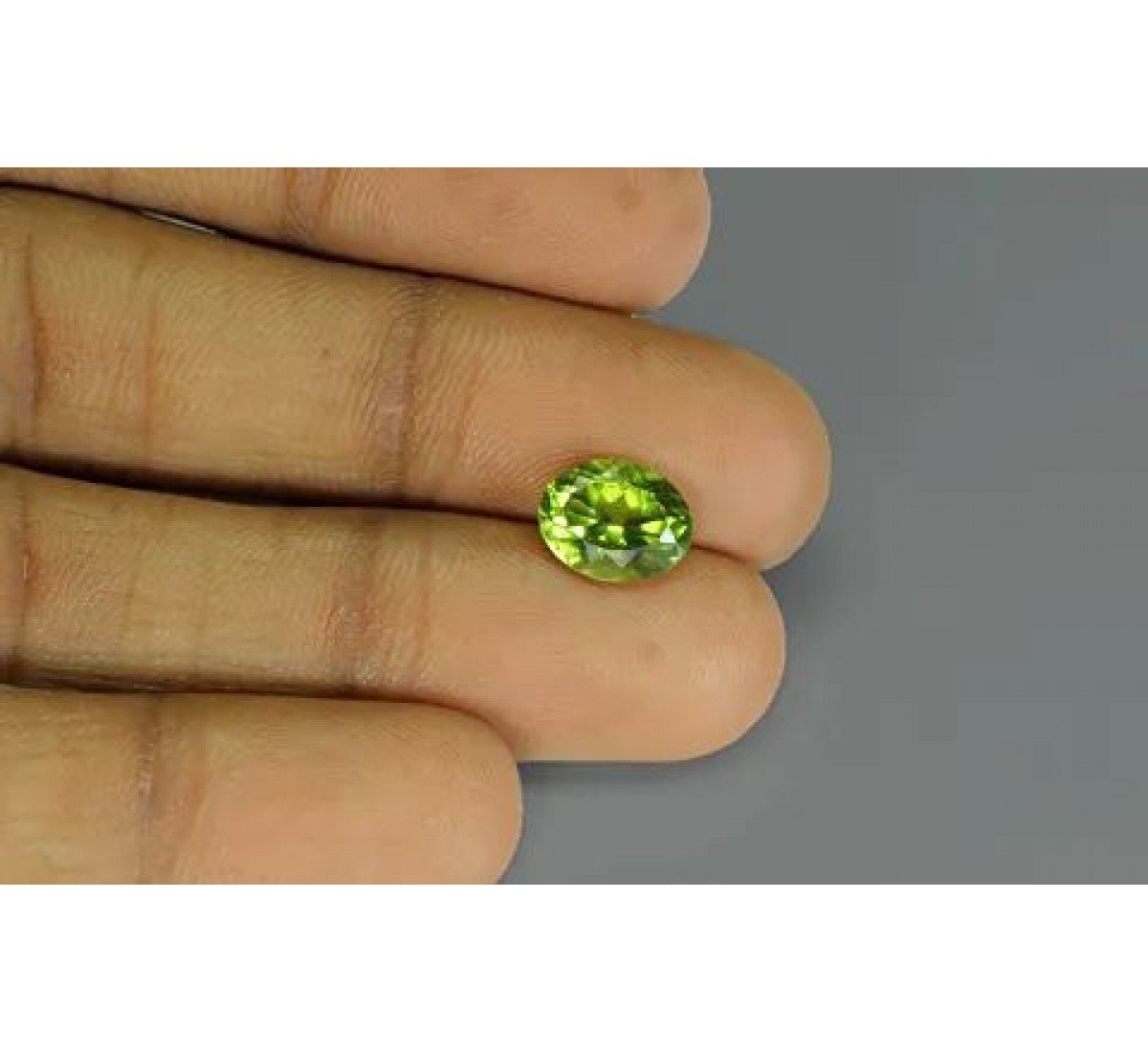 Peridot 9X7 MM 2.18 Carats