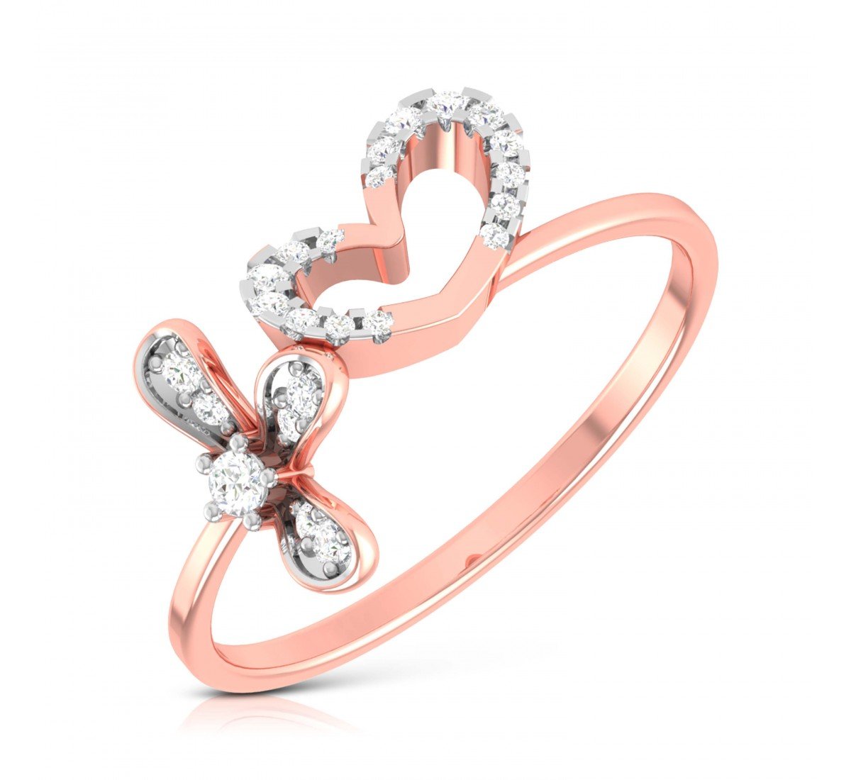 Sterling Diamond Ring