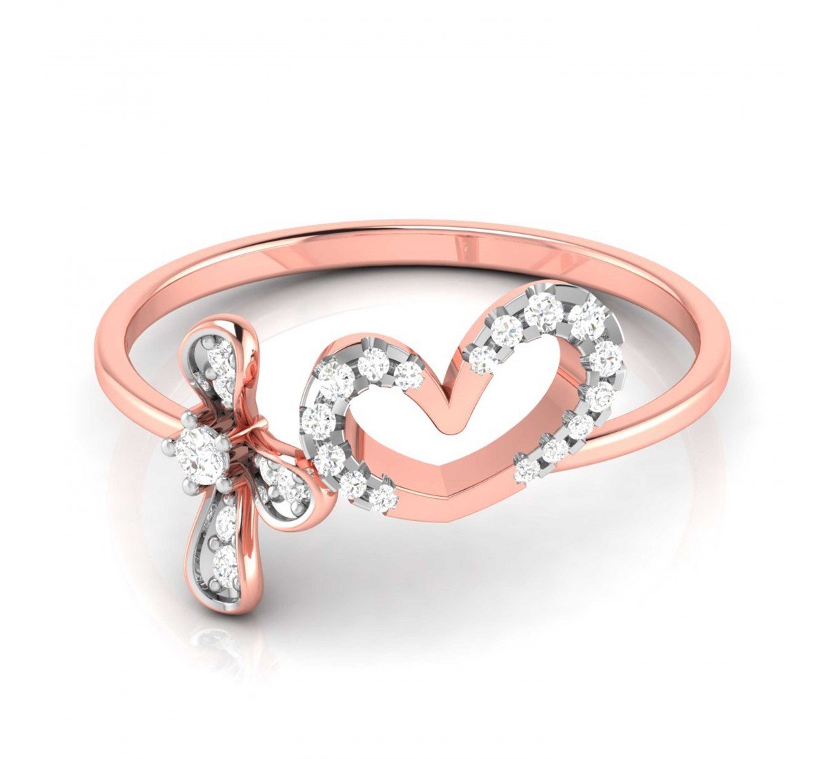 Sterling Diamond Ring