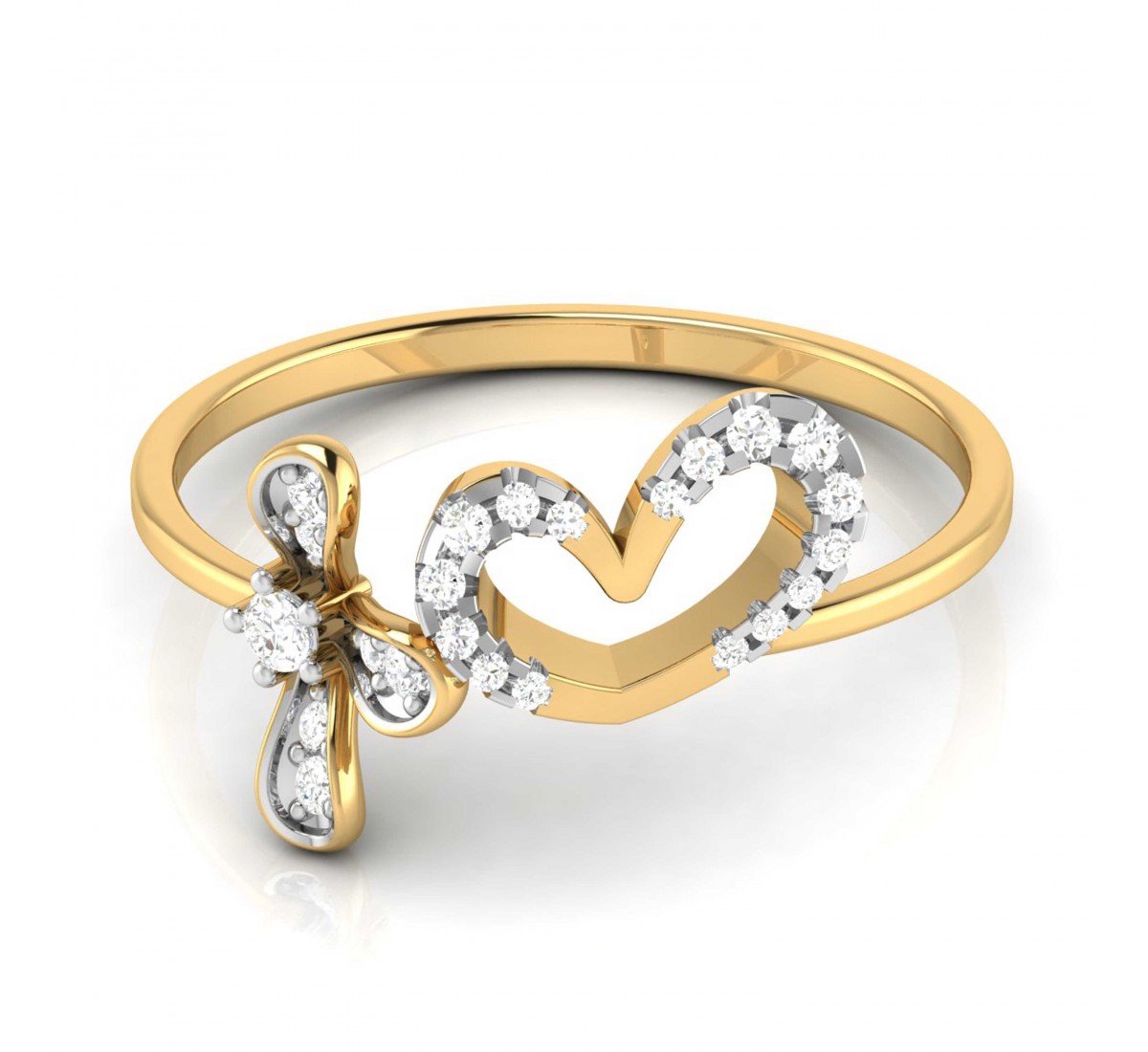 Sterling Diamond Ring