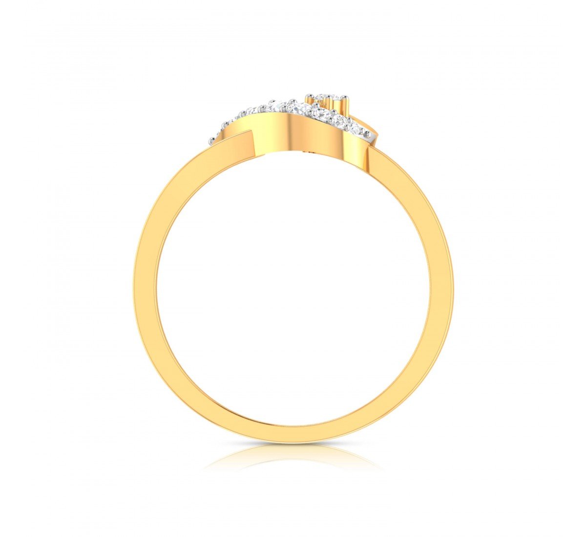 Glazing Flame Diamond Ring