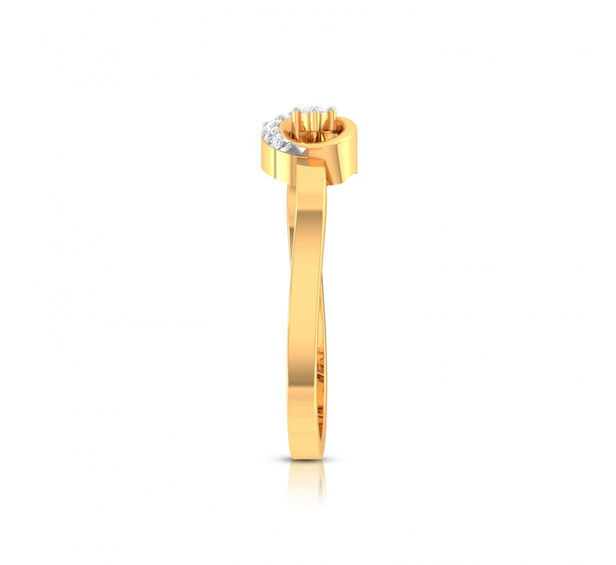 Glazing Flame Diamond Ring