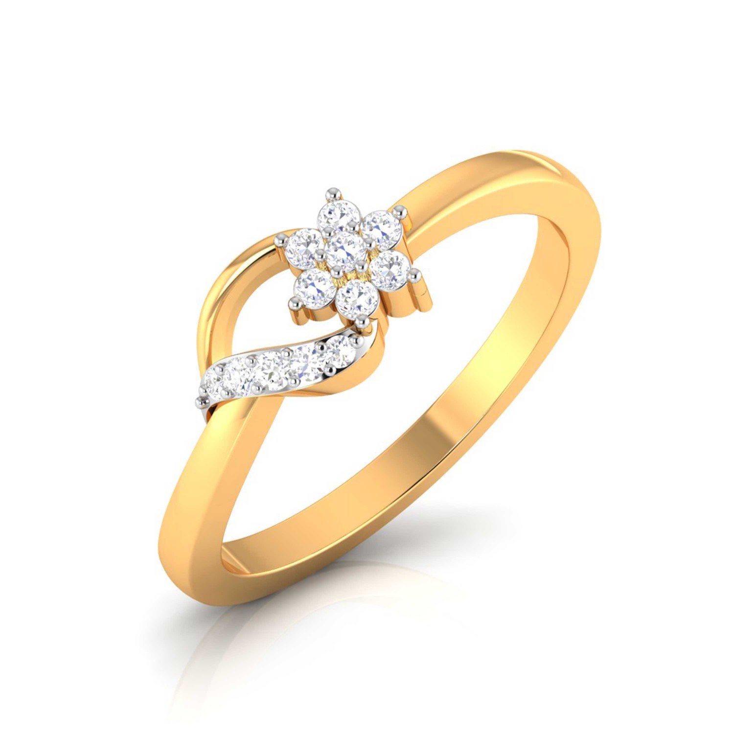 Pansy Diamond Ring