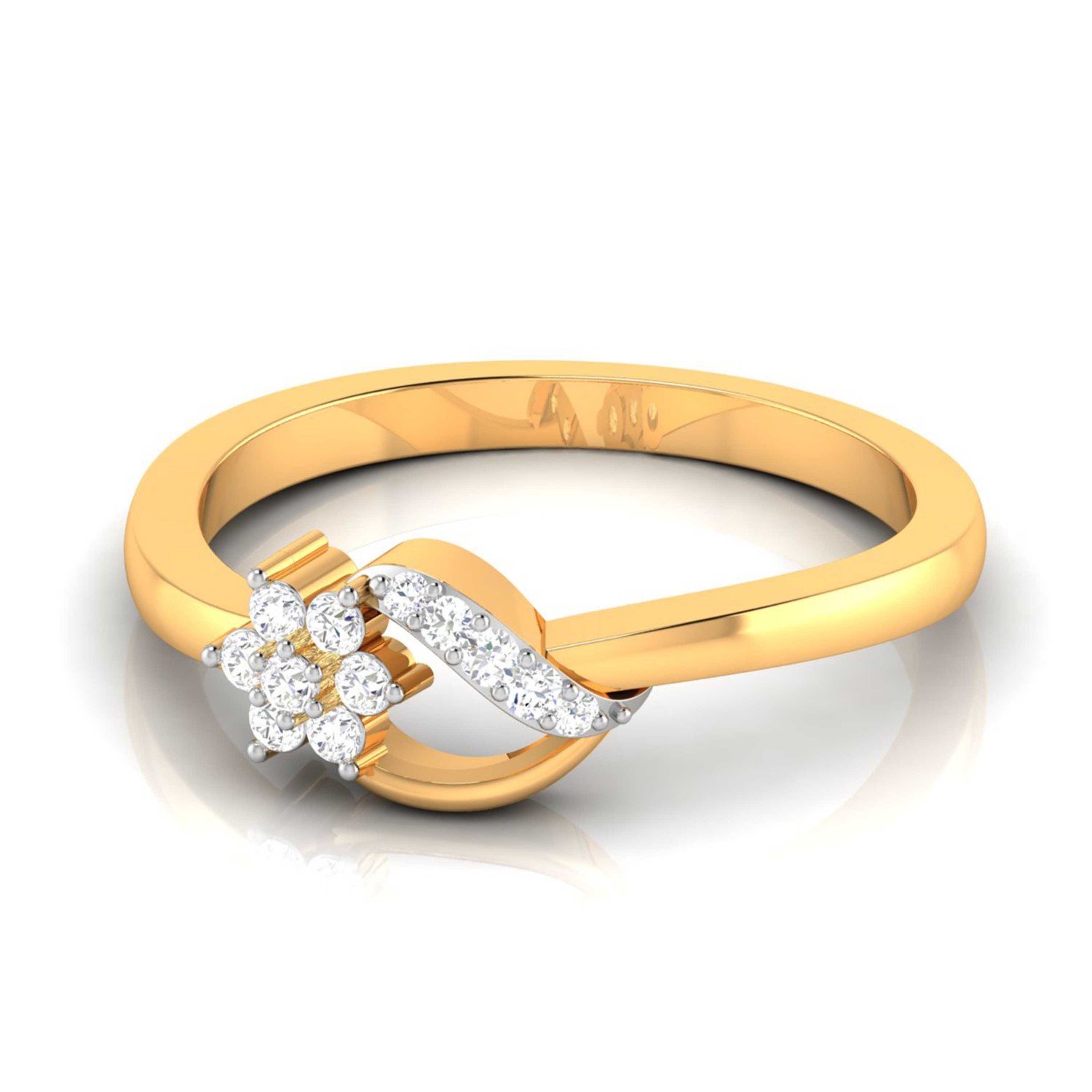 Pansy Diamond Ring