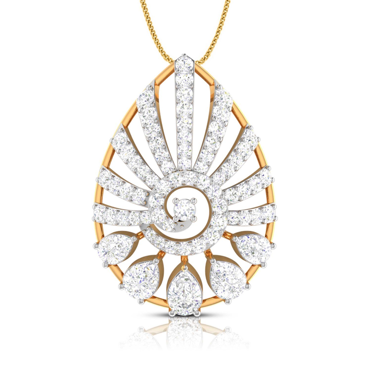 Cloverleaf Diamond Pendant