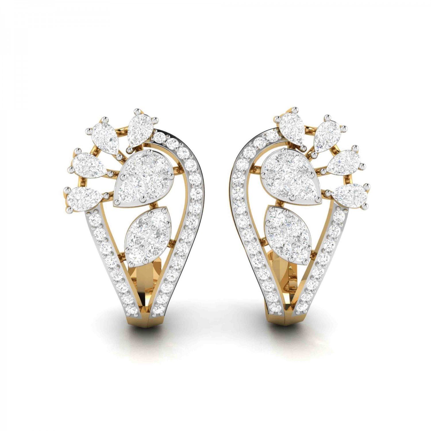 Miracle Sarah Diamond Hoops