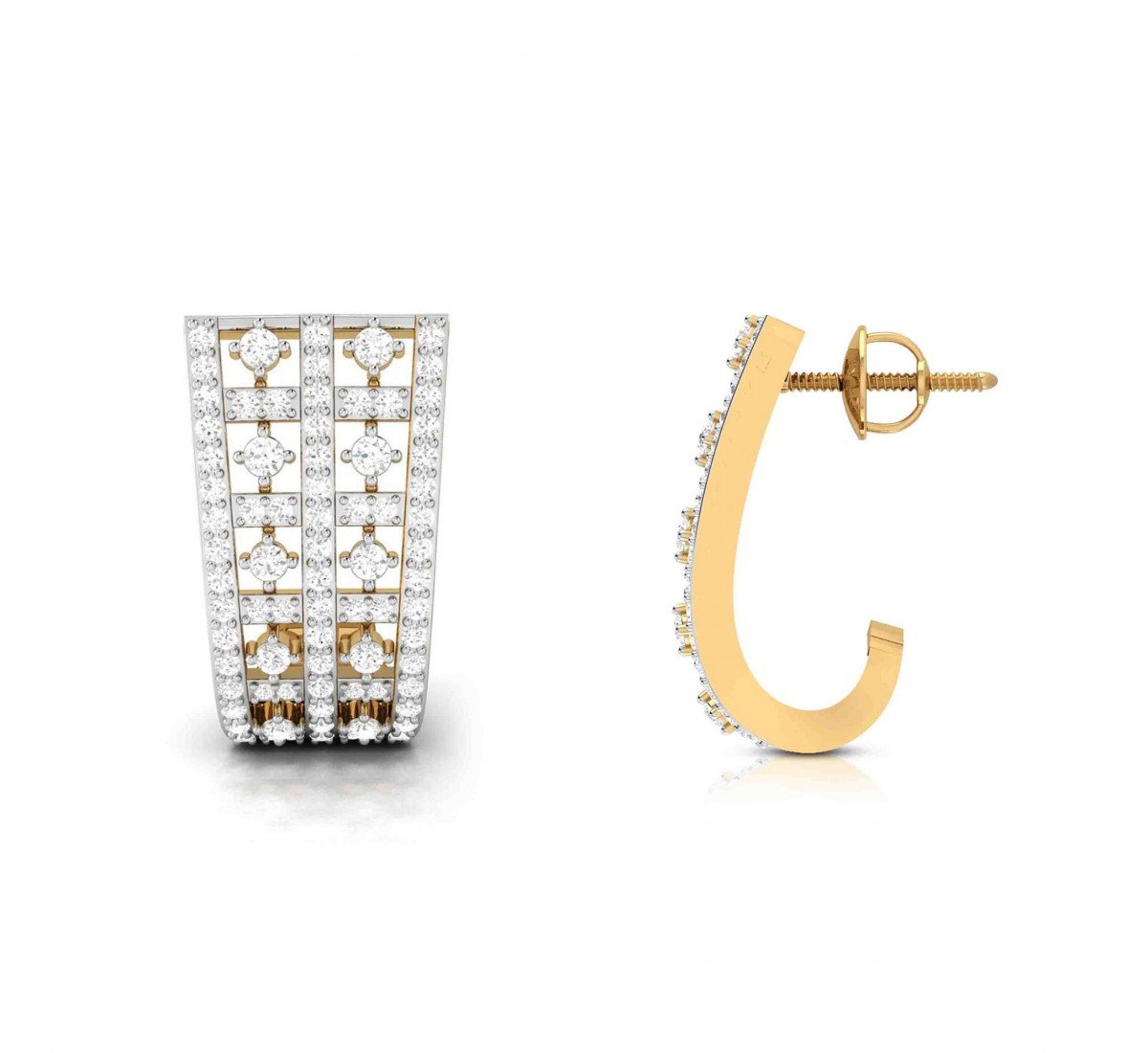 Glorianne Diamond Hoops