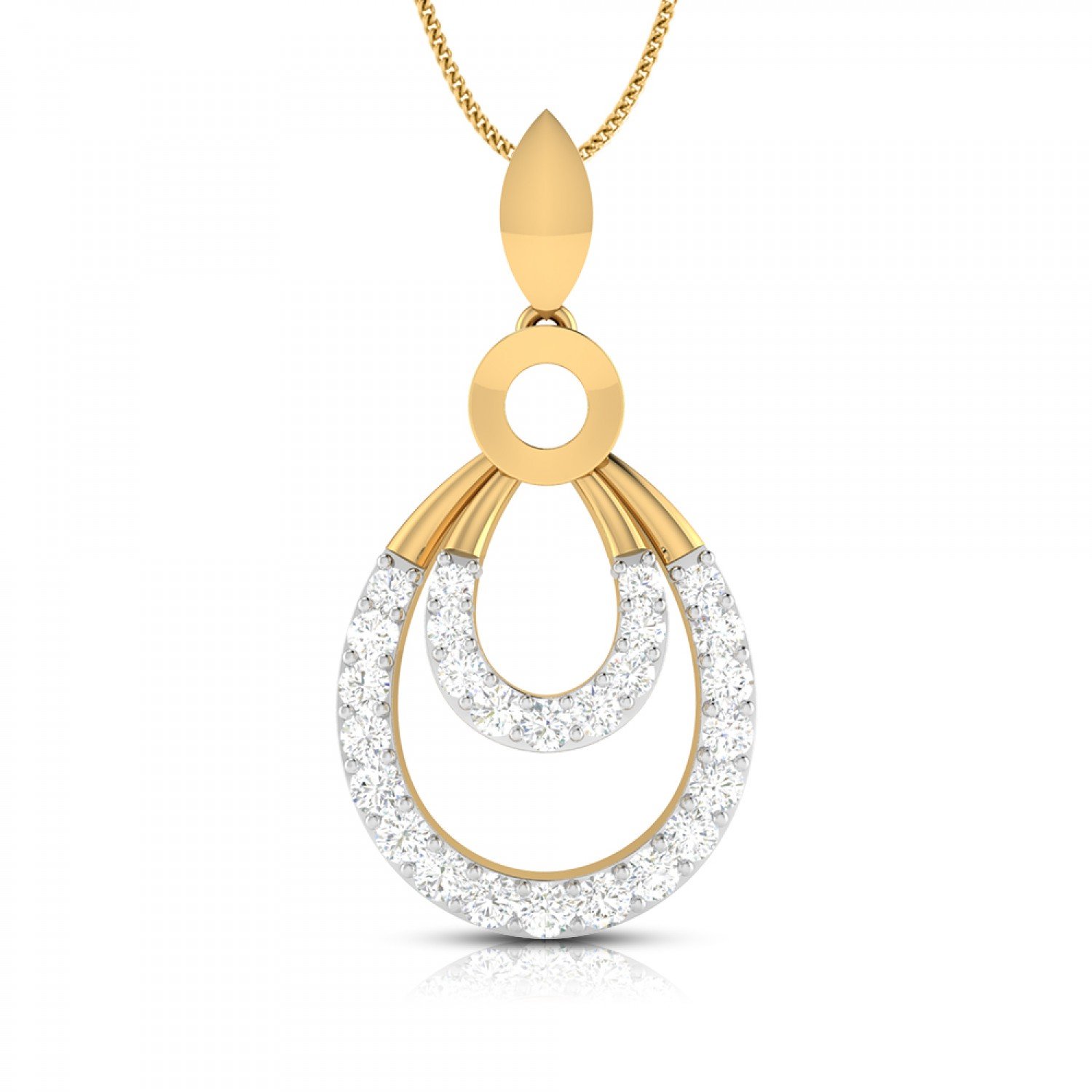 Cora Looped Diamond Pendant