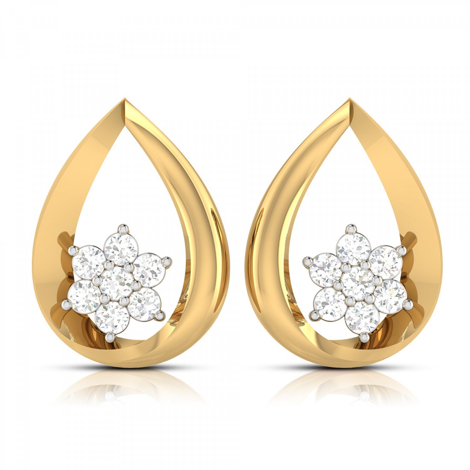 Petal Carpet Diamond Earrings