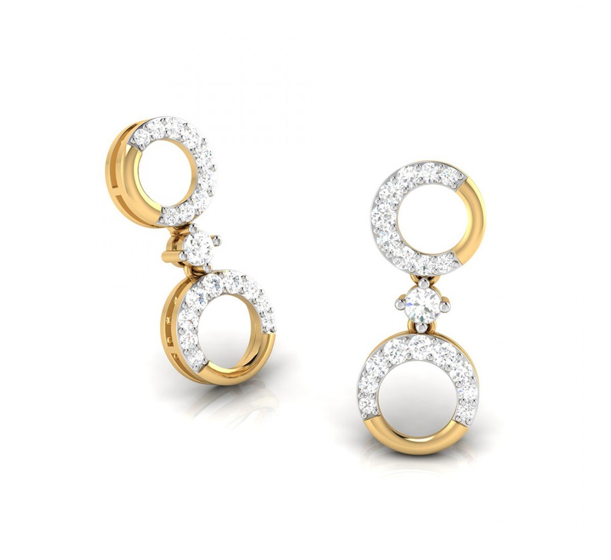 Pleasing Drop Diamond Earrings