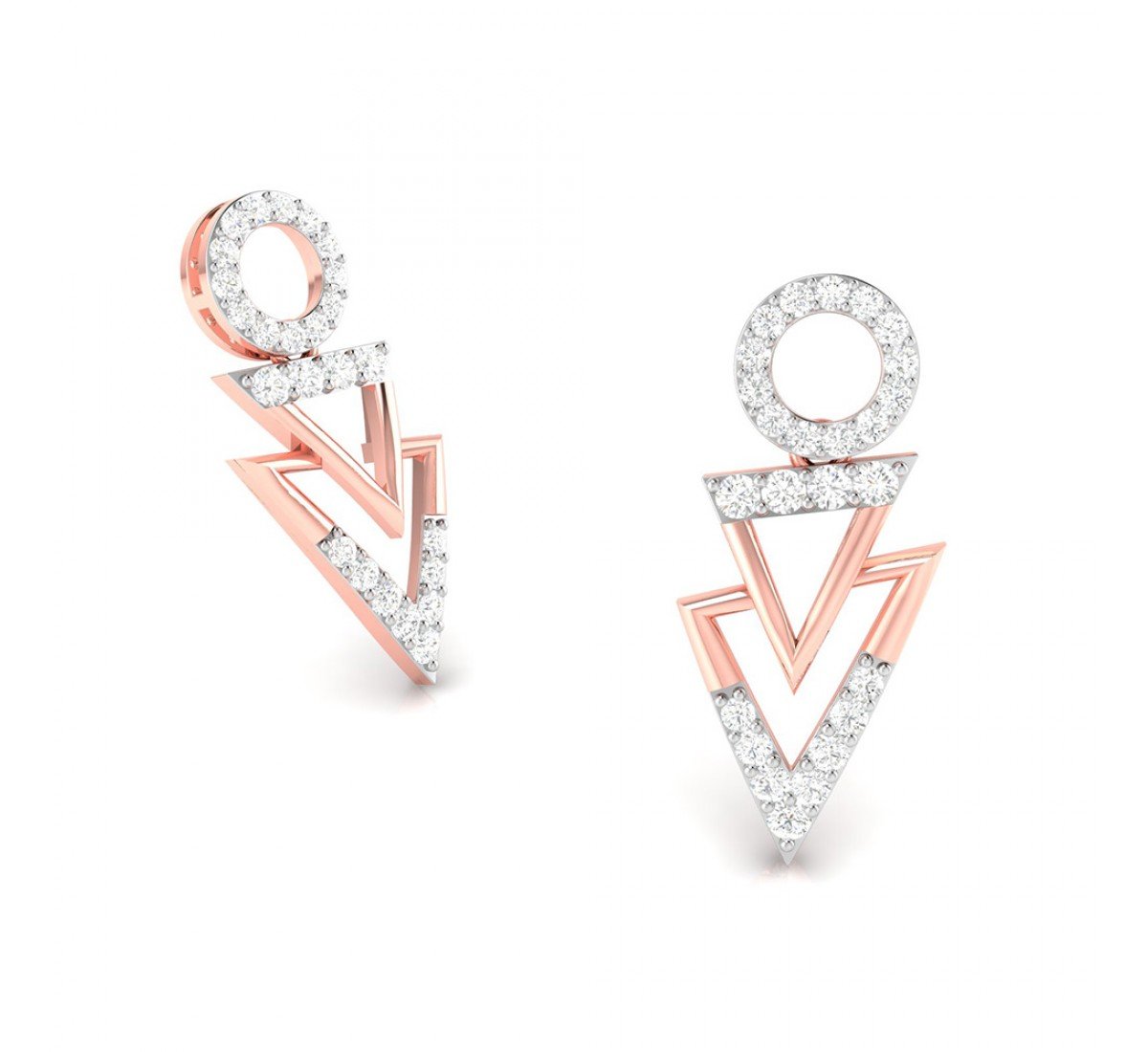 Swirl Lara Diamond Earrings