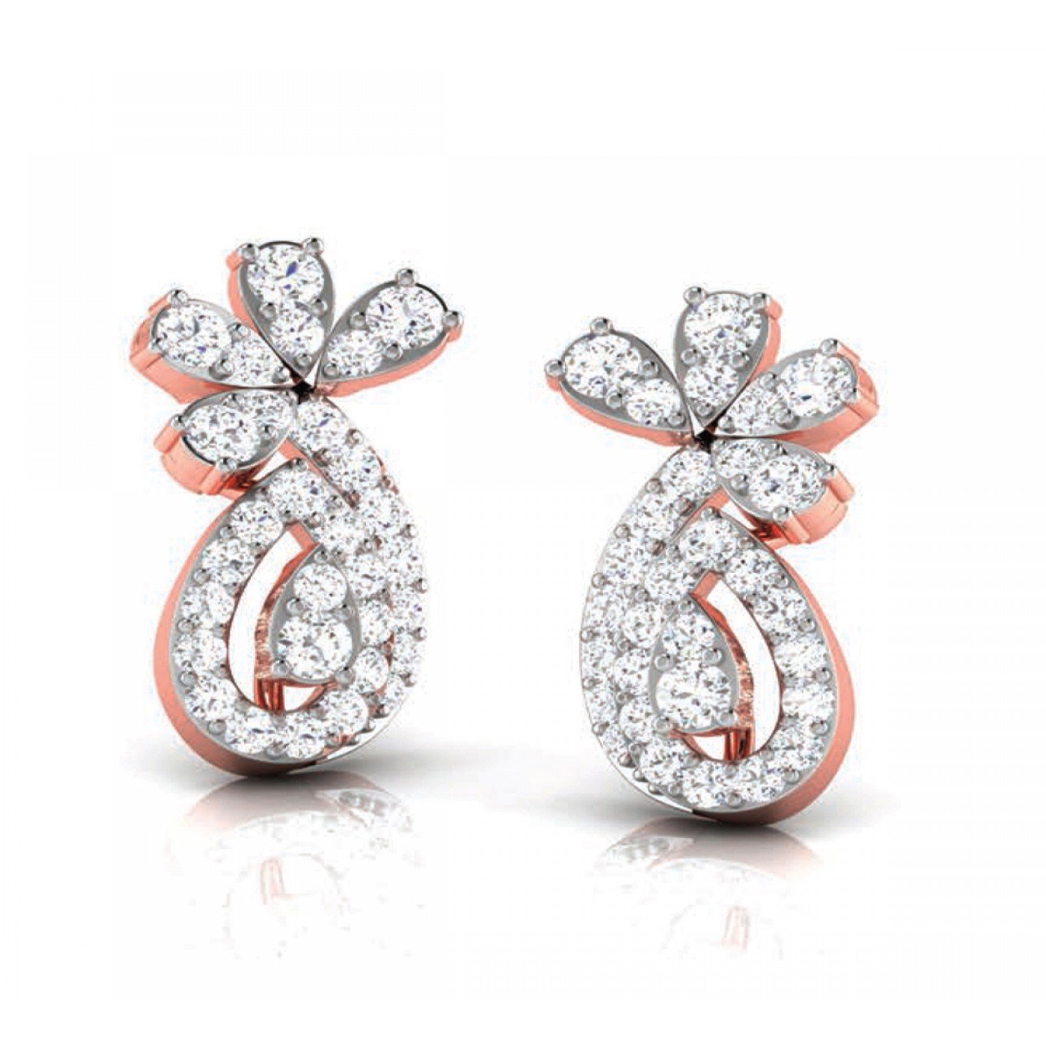Isabella Zig Diamond Earrings