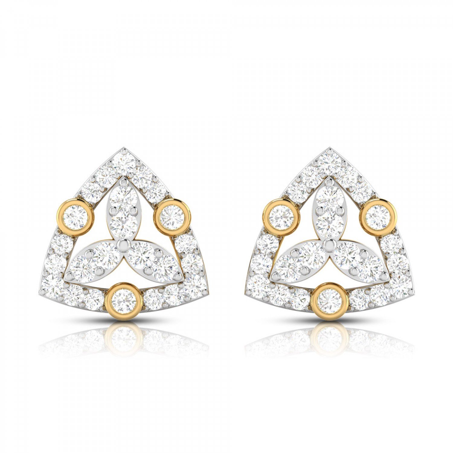 Swerve Twist Diamond Earrings