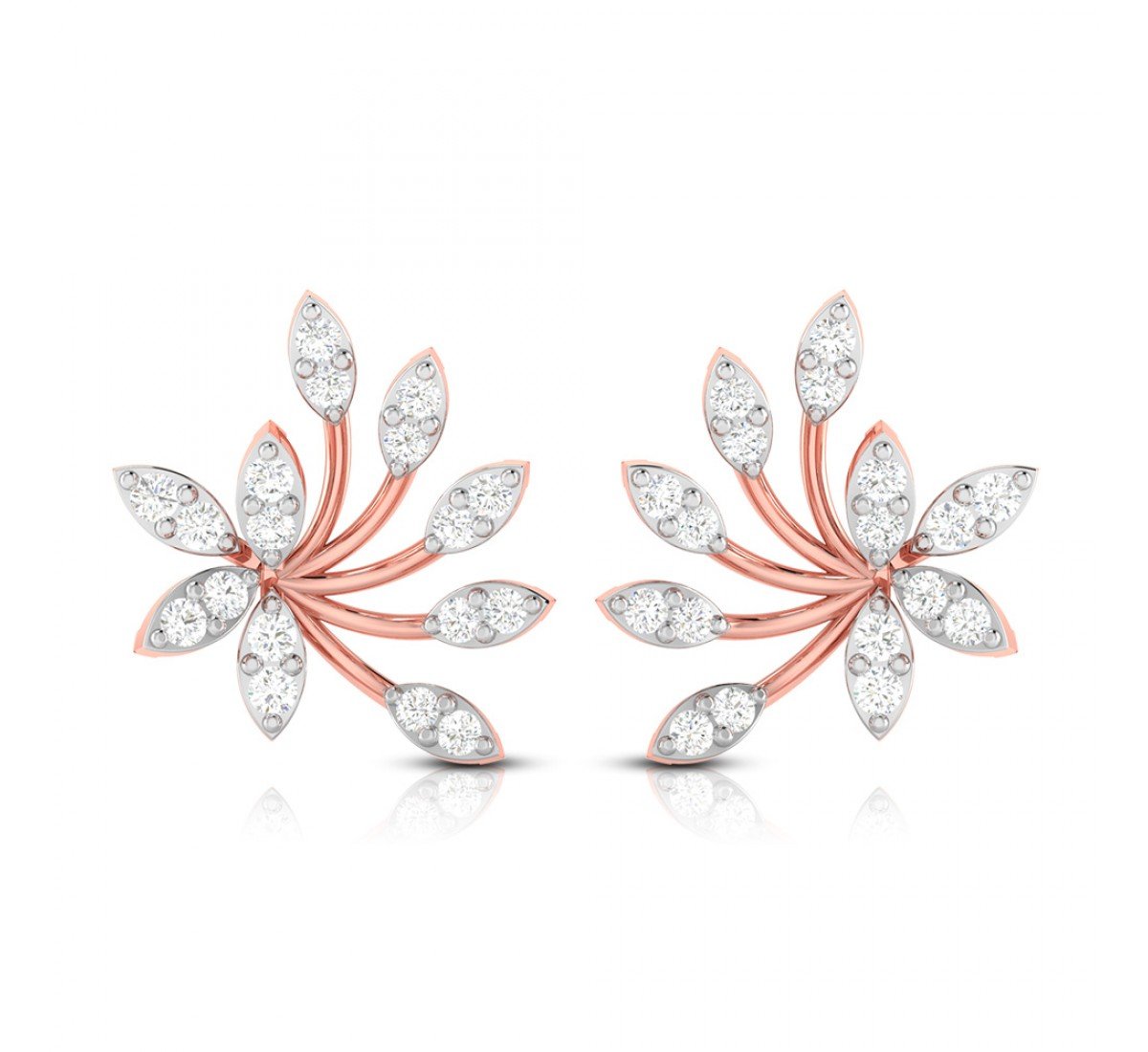 Cushion Wired Diamond Earrings