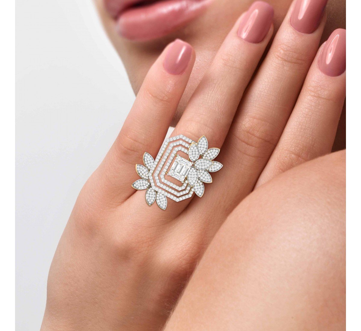 Okya Cocktail Diamond Ring