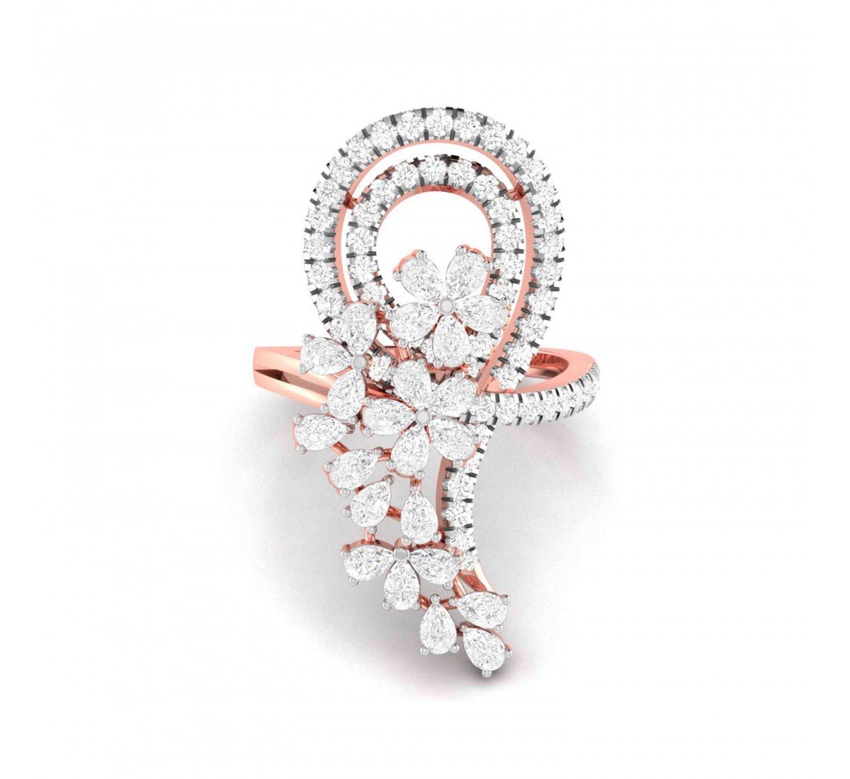 Sharlene Iolite Diamond Ring