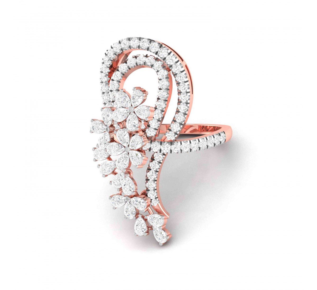 Sharlene Iolite Diamond Ring