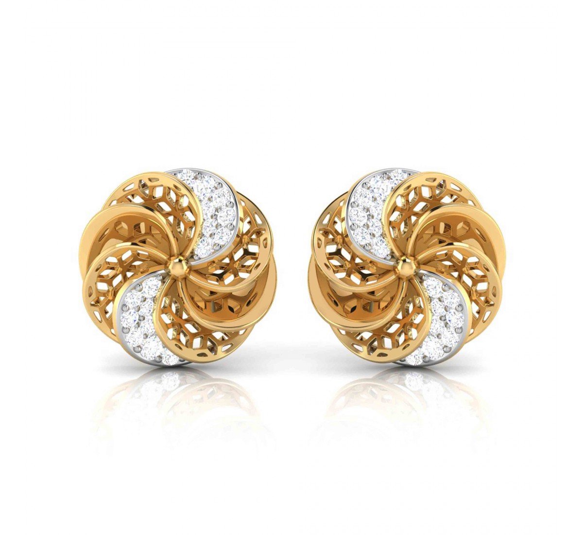 Cecely Dame Diamond Earrings