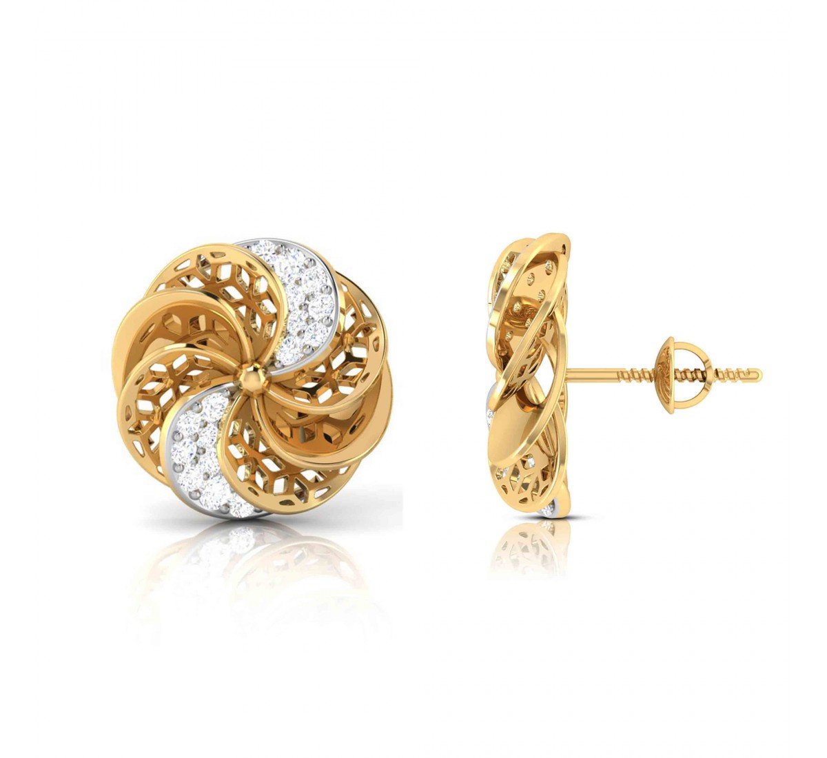Cecely Dame Diamond Earrings