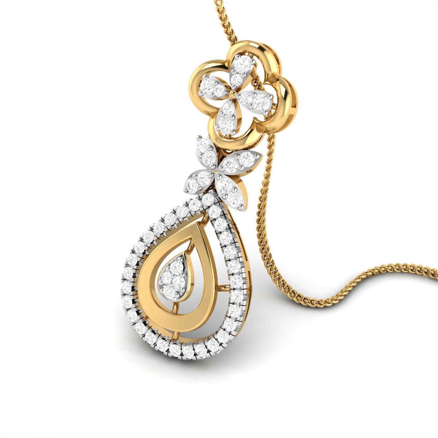 Alina Looped Diamond Pendant