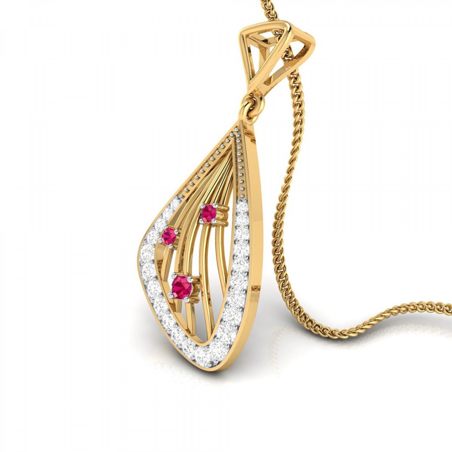 Aloe Daffodil Diamond Pendant