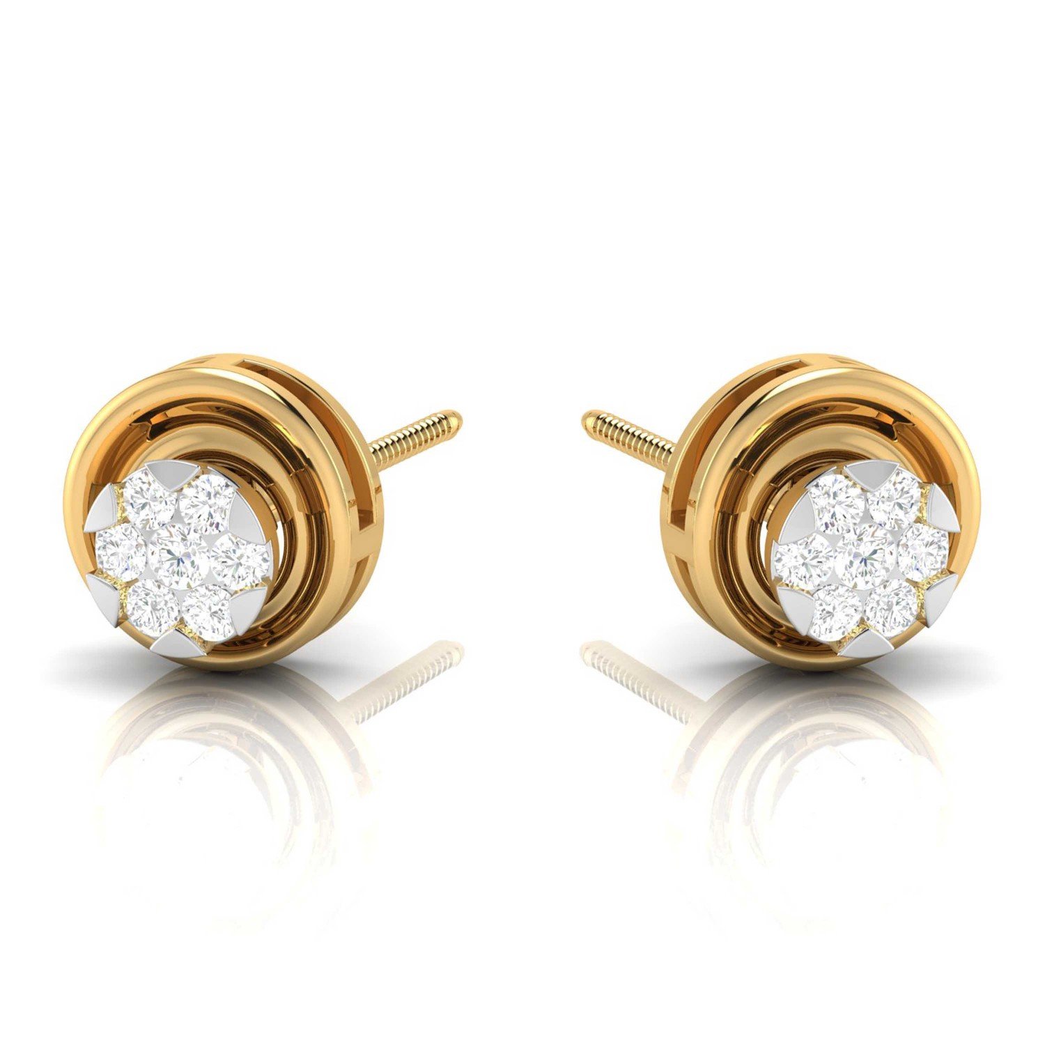 Falling Dame Diamond Earrings
