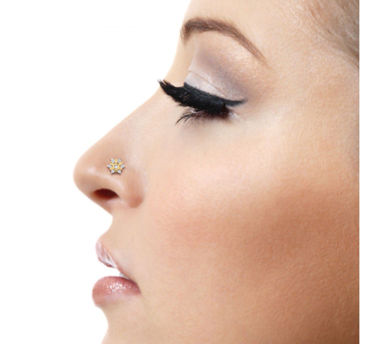 La Fleur Diamond Nose Pin