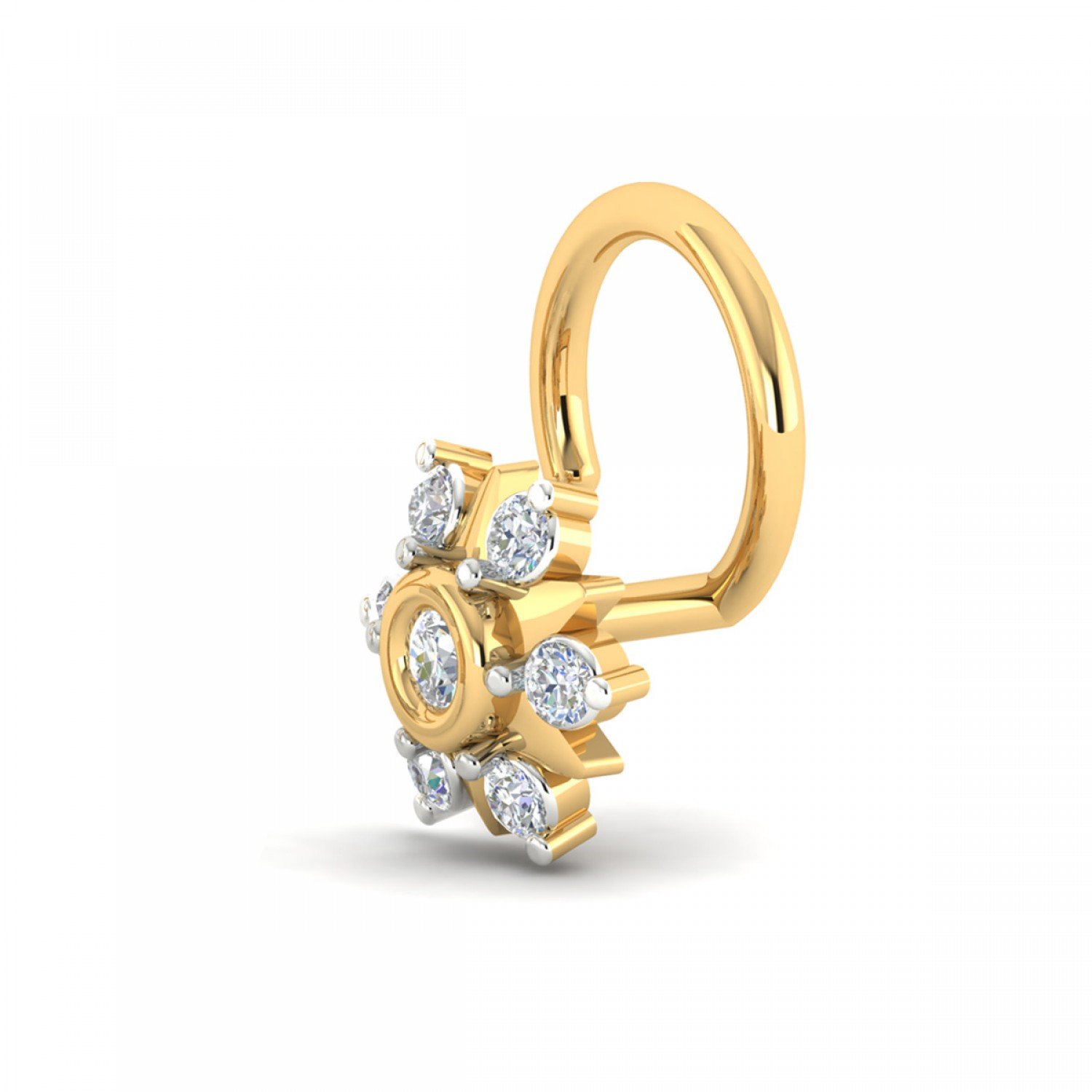 La Fleur Diamond Nose Pin