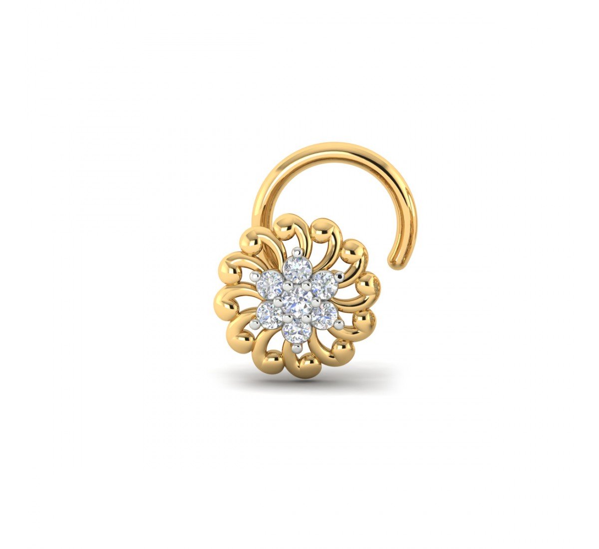 Zin Diamond Nose Pin