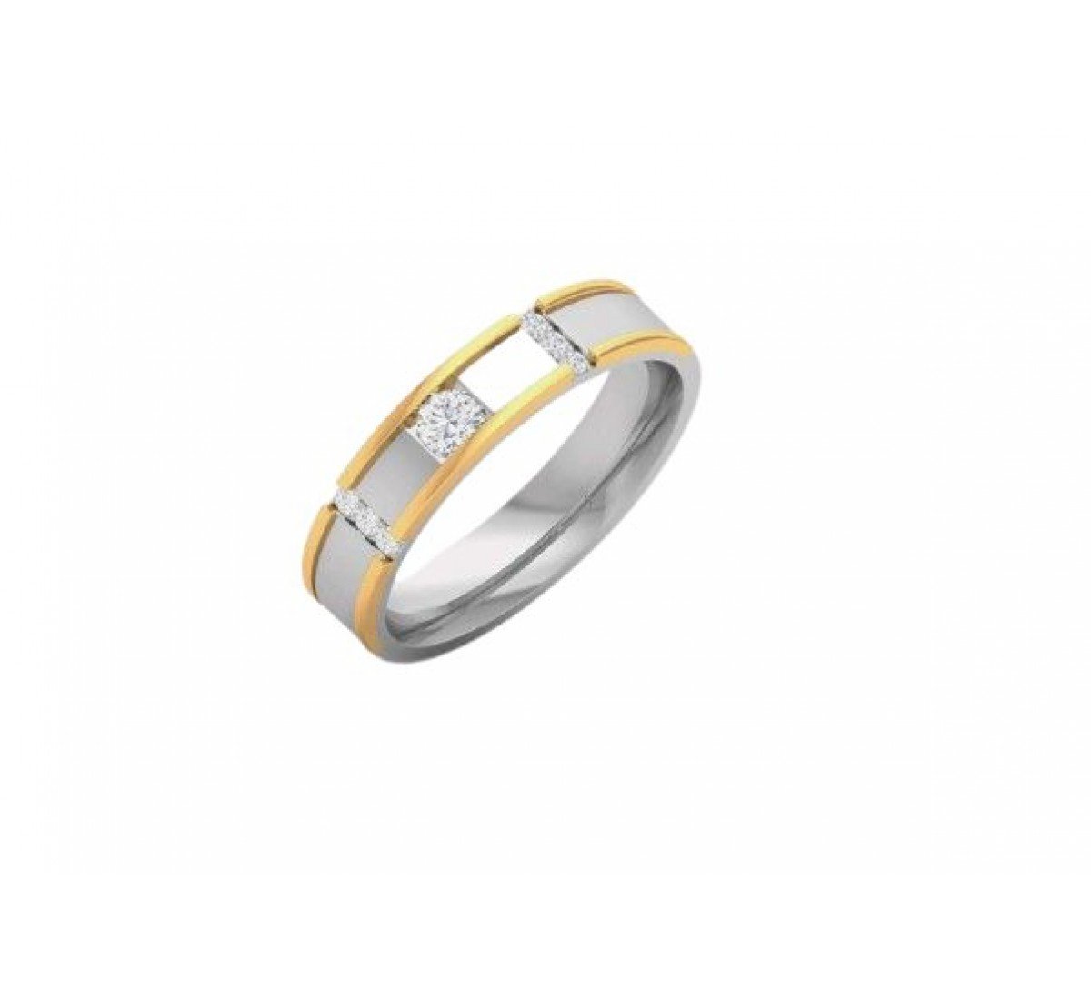 Nebula Wavy Diamond Band