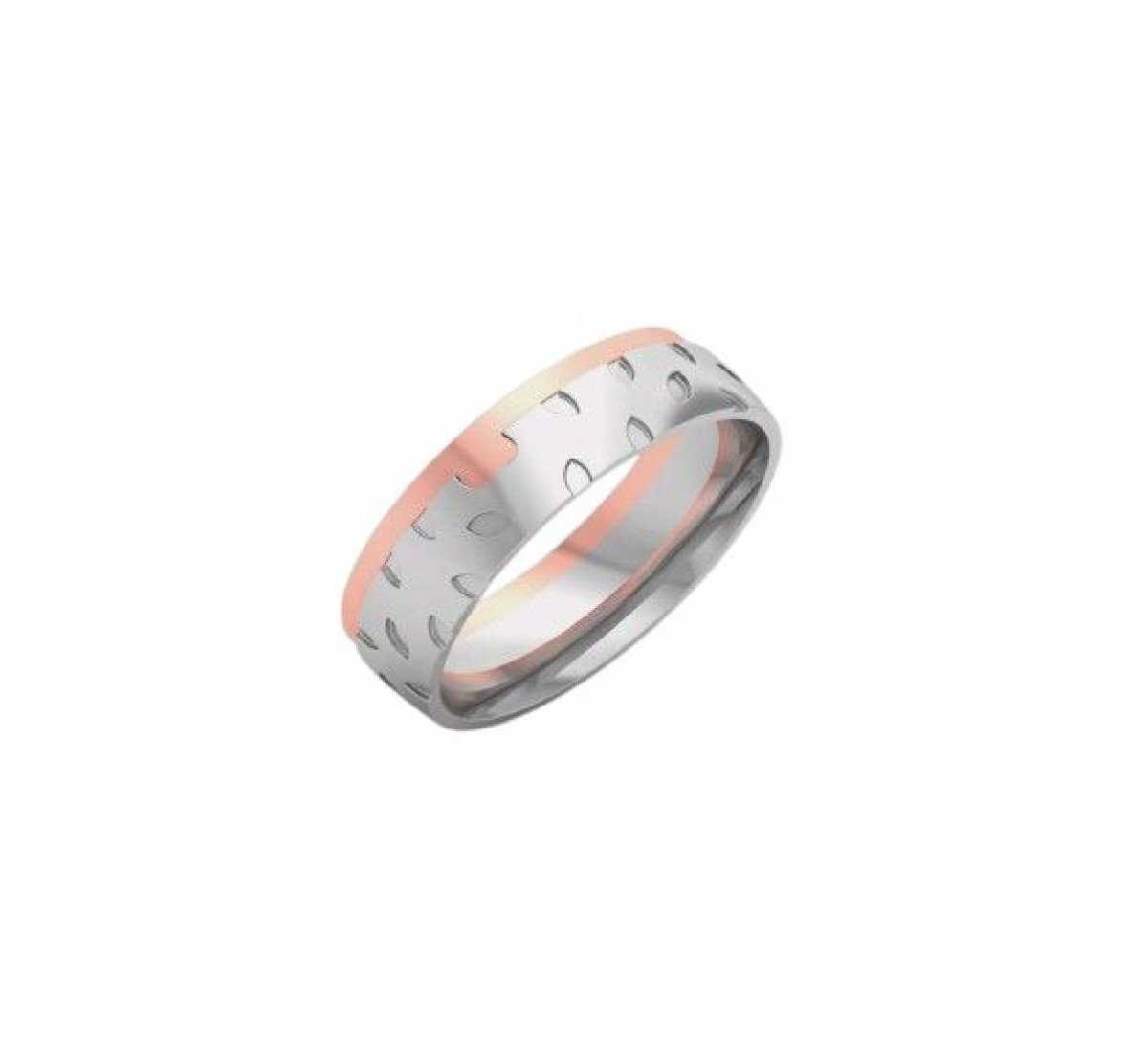 Flory Hazel Curved Gold Band
